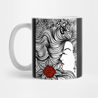 Rose red Mug